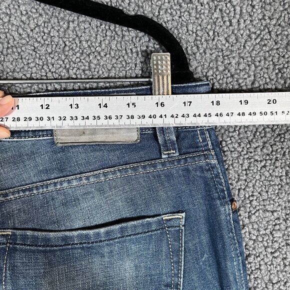 Diesel Larkee Straight Fit Button Fly Italy Made Jeans - Men's Size 36*32 - Blue - Picture 8 of 11